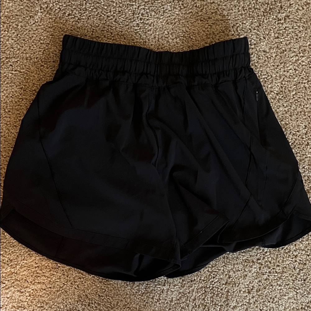 Women's Black Athletic Shorts